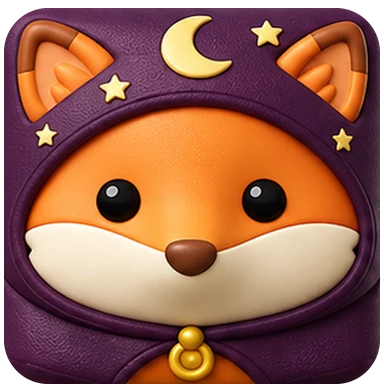 Fuchs im Halloween-Kostüm
