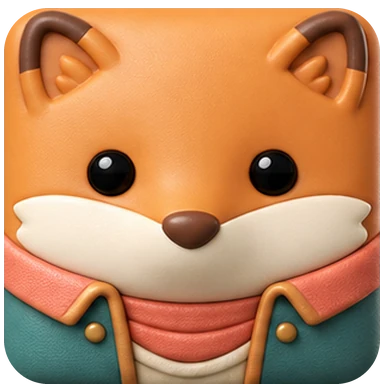 Fuchs im Piratenkostüm